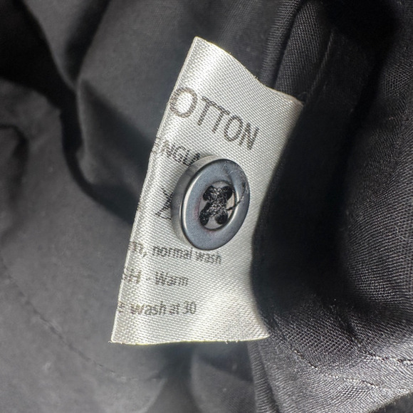 GFW Gender Neutral Charlie Button Up Shirt 4 Short Sleeve Pocket Cherries Black - Picture 7 of 10